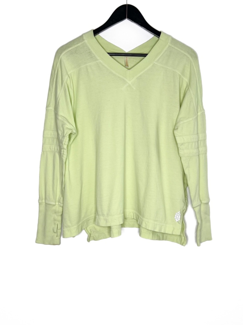 FP Movement Shirt Yellow Long Sleeve 100% Cotton
